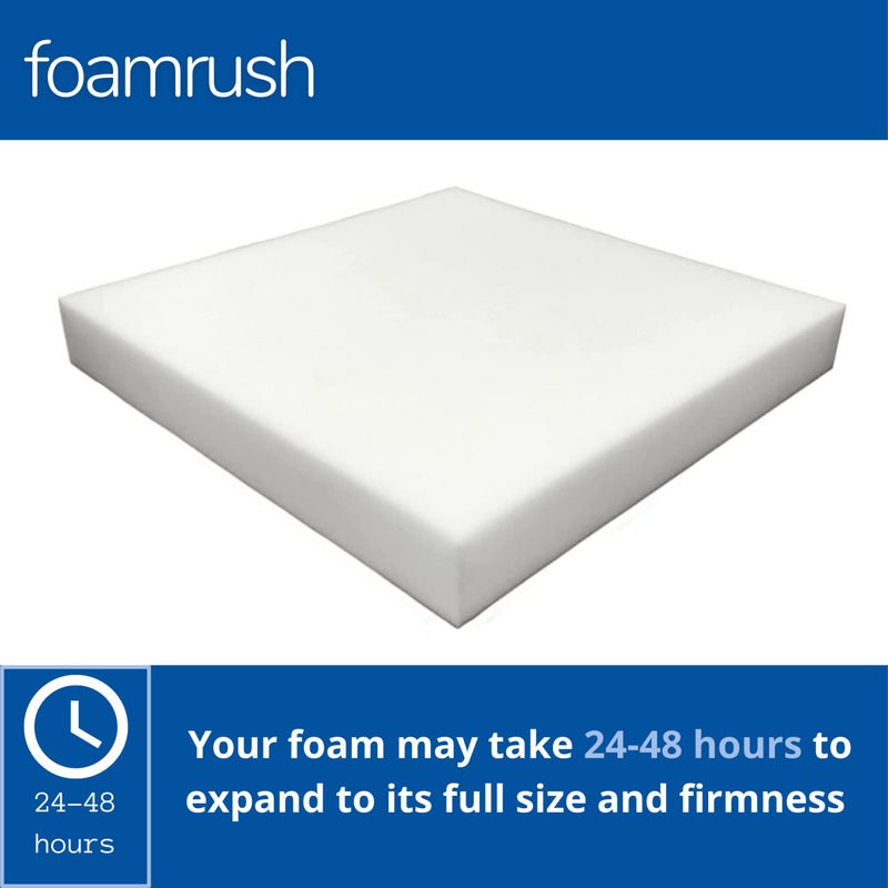 FoamRush 6" x 32" x 32" Upholstery Foam Cushion High Density (Square Foam for Dining Chairs, Chair & Wheelchair Seat Cushion Replacement) - Image 2